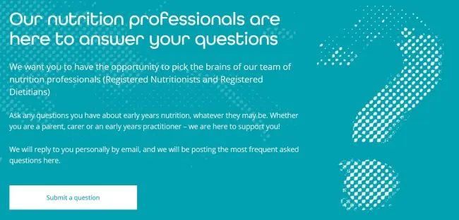 Early Years Nutrition Partnership – Going to Parliament